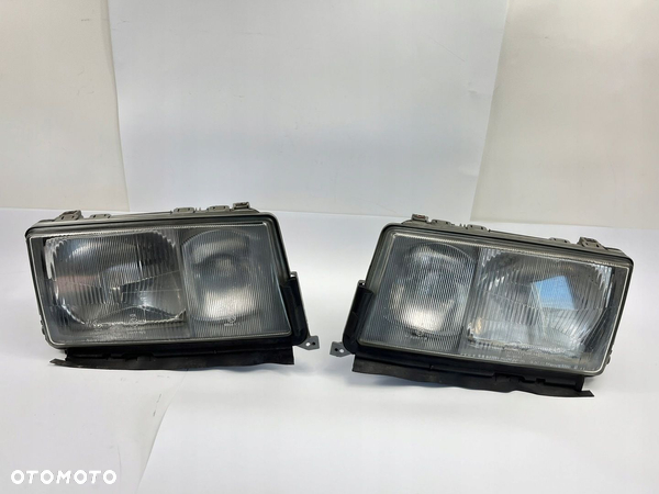 LAMPY REFLEKTORY PRZEDNIE PRZÓD KOMPLET KPL HELLA MERCEDES W201 190 ORYGINA