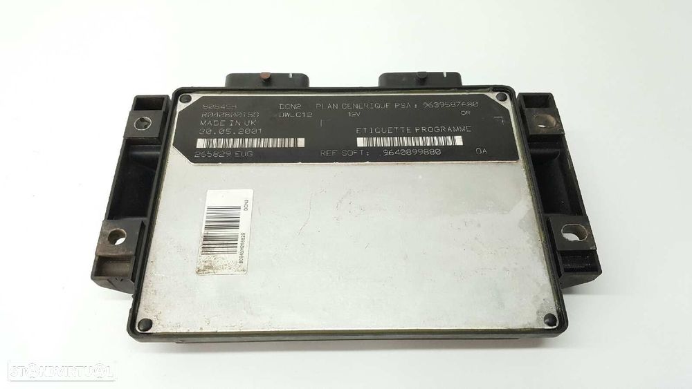 CENTRALINA DO MOTOR UCE PEUGEOT 206 BERLINA 1.9 DIESEL - 1