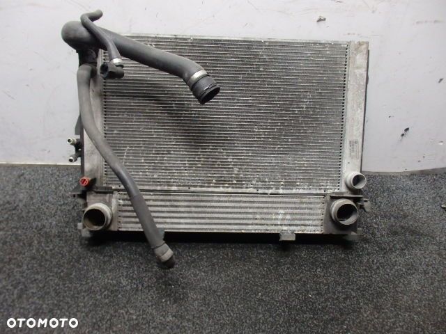 BMW E60 E61 2.0D 2.5D 3.0D KOMPLET CHŁODNIC WODY KLIMY KLIMATYZACJI 7787440 7795823 RAF-AUTO CZĘŚCI - 1