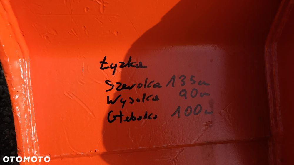 łyżka do koparki około 20 -25 ton 1,2m3 szeroka 135cm - 8