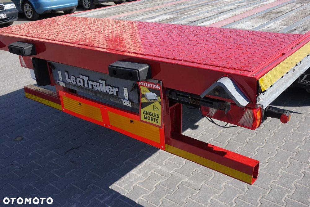 LeciTrailer PLATFORMA / MEGA / OSIE SAF / PODŁOGA WZMACNIANA - SZYNA-DESKA - 20