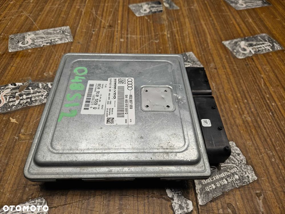 Komputer 8E0907559 8E0910559Q Moduł Sterownik Silnika Silnik Benzyna Audi A4 B7 VW - 4