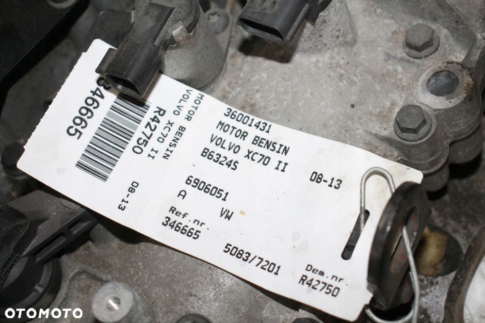 volvo v70 s80 xc70 xc60 xc90 silnik 3.2 benzyna b6324s, b6324s4, b6324s5 - 7
