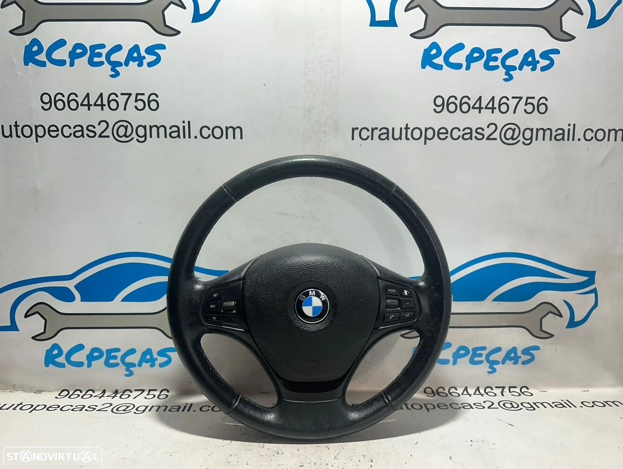 .Volante Pele Comandos Multifunções BMW Serie 3 F30 Serie 1 F20 5 portas F21 3 portas - 1