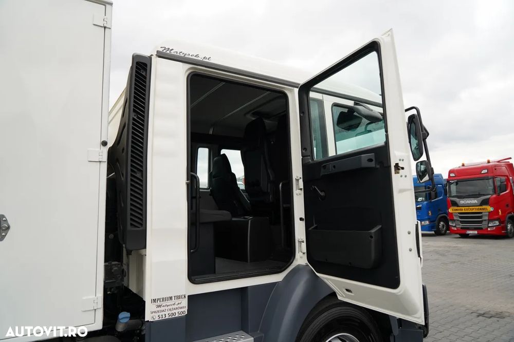 MAN TGM 18.340 / 4X2 / BASCĂLARE 3 LATERALĂ / BANCĂ HIDRODOXY / CAMION CU 7 LOCURI / BORDMATIC - 33