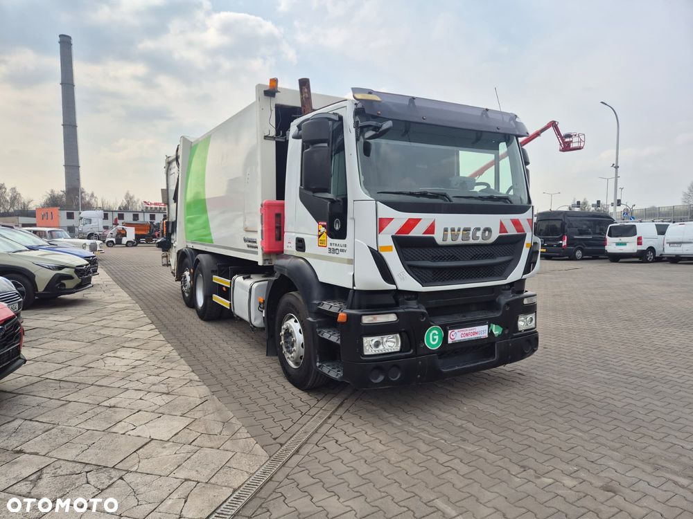 Iveco Stralis 330 EEV+ / FAUN VARIOPRESS 11 / PO SERWISIE / 1WŁ / BEZWYPADKOWY / MOCNA SKRZYNIA / MOŻLIWOŚĆ SAMEJ RAMY - 6