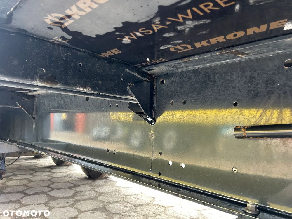 Krone FIRANKA / NOWE OPONY DUNLOP / OŚ PODNOSZONA / BARDZO ŁADNA RAMA / OSIE KRONE / DWA KOŁA ZAPASOWE / NACZEPA 2018 ROK !! - 10