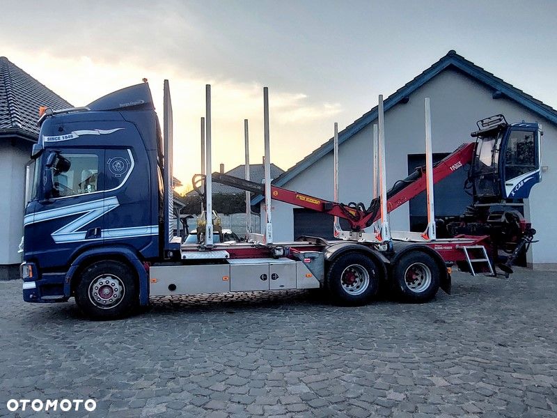 Scania R650 6x4 next gen do drewna drzewa lasu Srowadzona, Super Stan! - 5