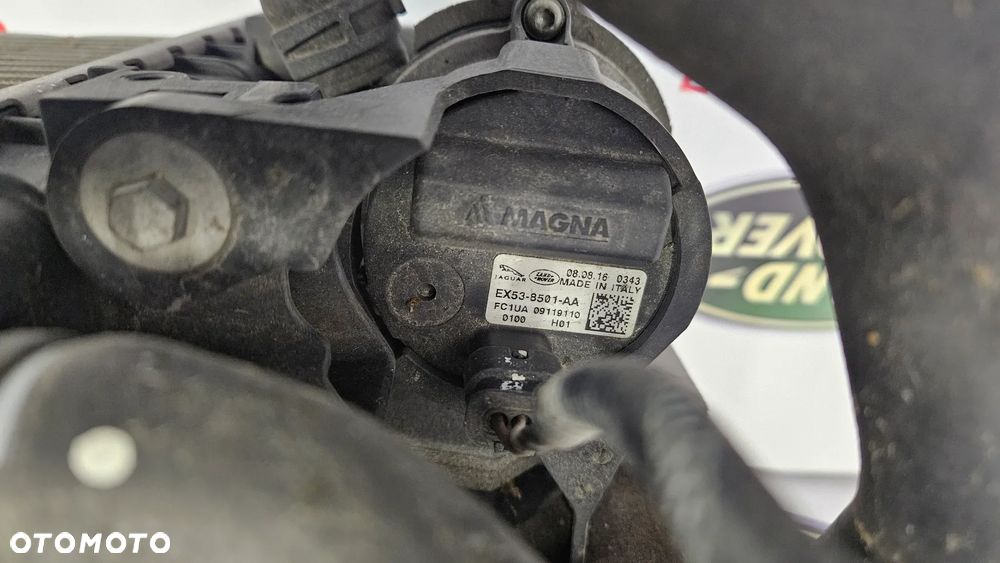 Jaguar XJ 351 LIFT 2015-2019 3.0 SC 340 KM 306PS Komplet chłodnic Chłodnica wody Klimatyzacji Wentylator Pompka wody - 9