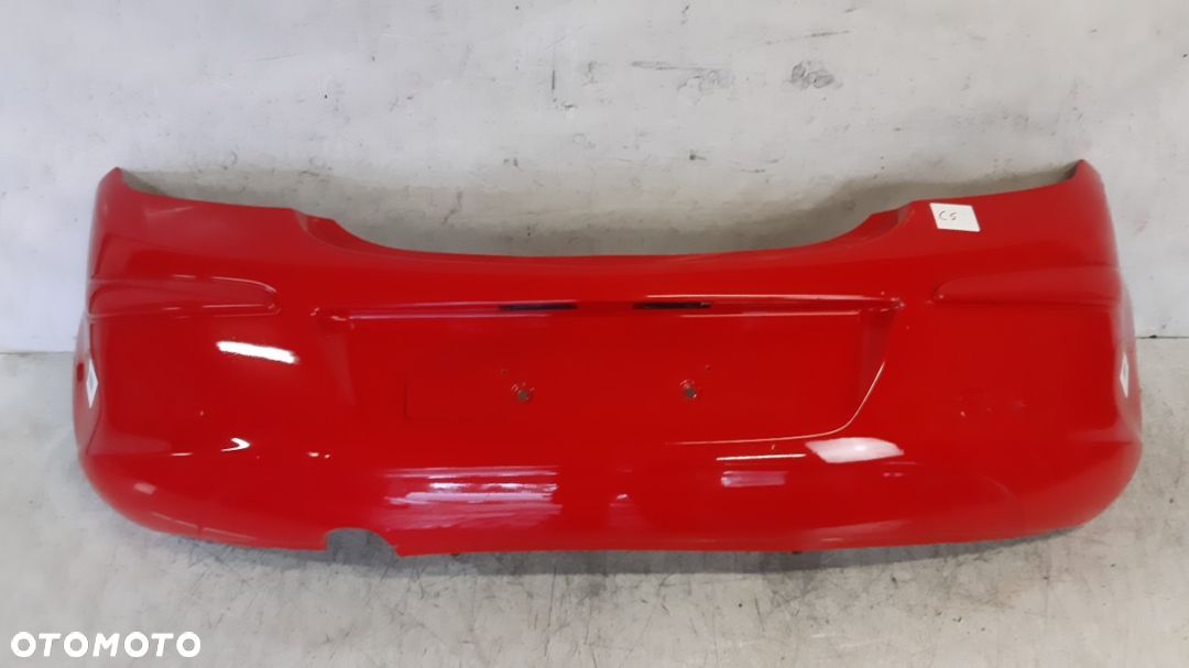 ^ ZDERZAK TYŁ TYLNY DO OPEL CORSA D Y547 CZERWONY 3D 3 DRZWI HB - 1