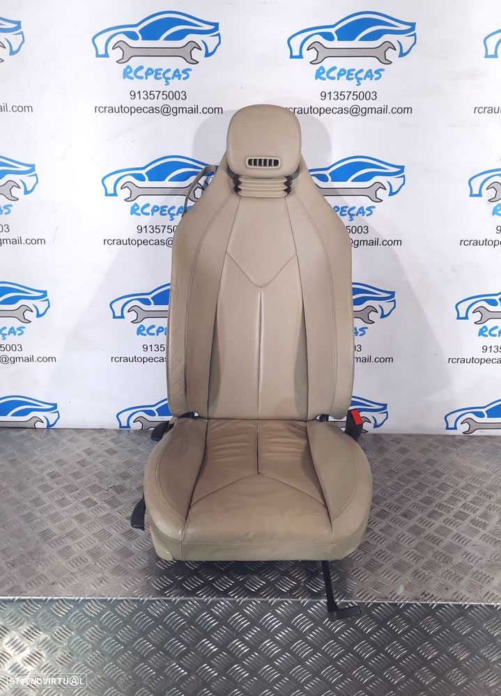 BANCOS PELE BEGE MERCEDES BENZ CLASS SLK R171 AMG - 7