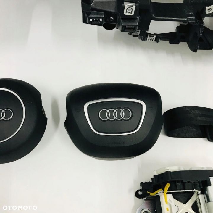 AUDI A8 D4 KONSOLA DESKA AIRBAG PODUSZKI PASY - 6