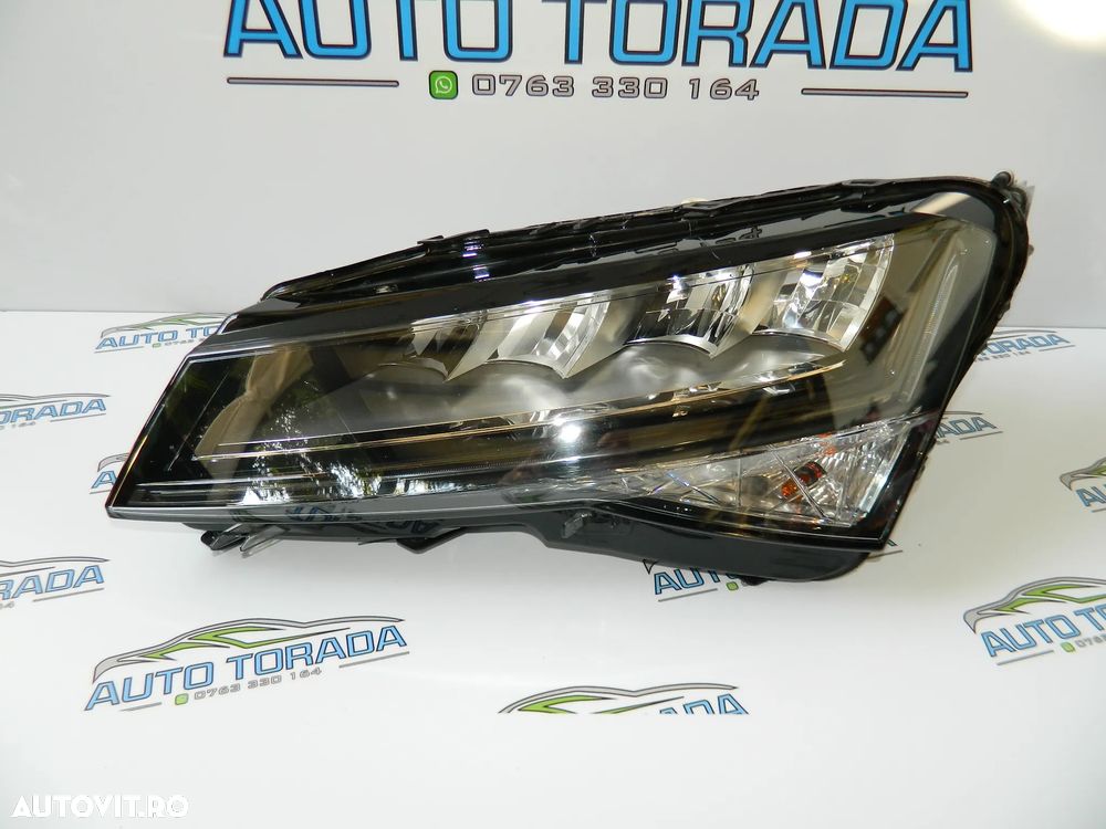 Far stanga Full LED Skoda Superb 3 facelift model 2019 2020 2021 2022 2023 cod 3V1941015C - 4