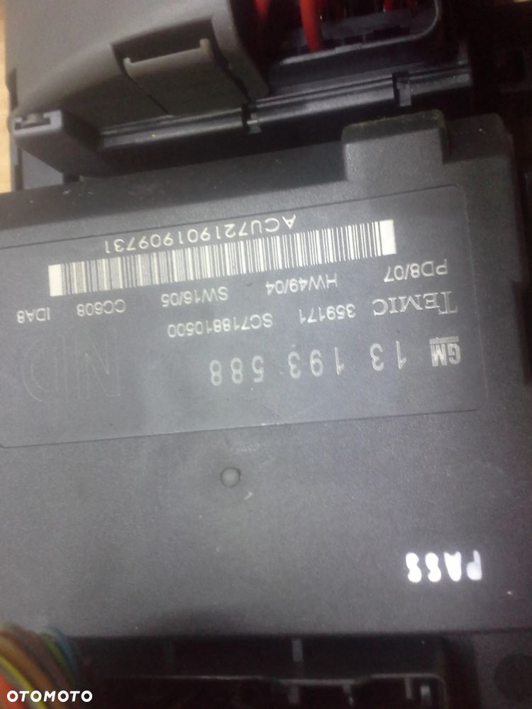 Opel Vectra C 1.8 16V zestaw startowy komputer FGP 55355631  5WK9407 bsi bsm cim klucze - 8