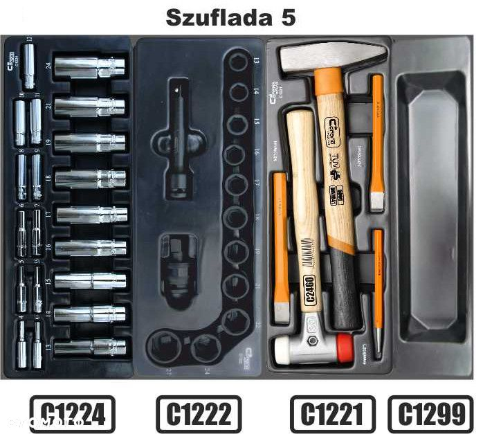C1282 WÓZEK SZAFKA WARSZTATOWA 268 CORONA GRATIS - 8