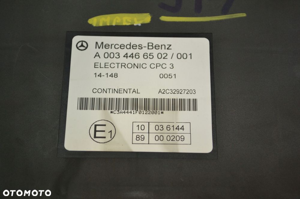 Sterownik Komputer CPC3 Mercedes Actros MP4 Antos Atego Arocs A0034466502 - 4