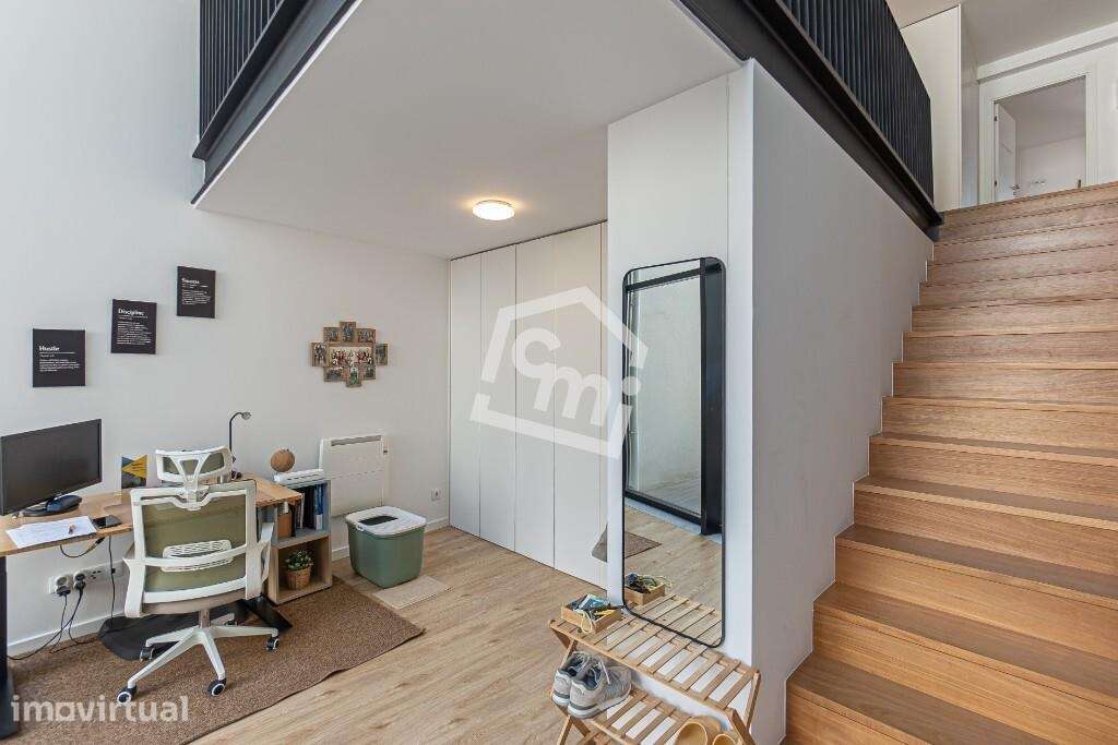 T1+1 Duplex com Terraço | Edifício de 2023 | Metro Parque Real - Grande imagem: 5/19