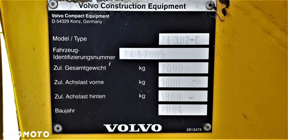 Volvo Ładowarka kołowa VOLVO ZL 302 C - 27