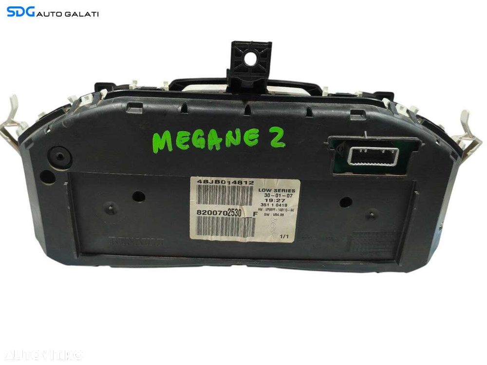 Ceas Ceasuri Cluster Instrumente Bord Renault Megane 2 2002 - 2008 Cod 8200702530 [LR1323] - 7