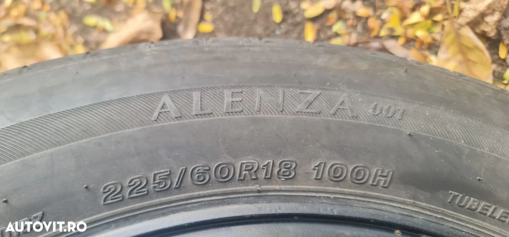 Set Jante Toyota cu Anvelope Bridgestone 225/60/R18 și senzori TPMS - 12