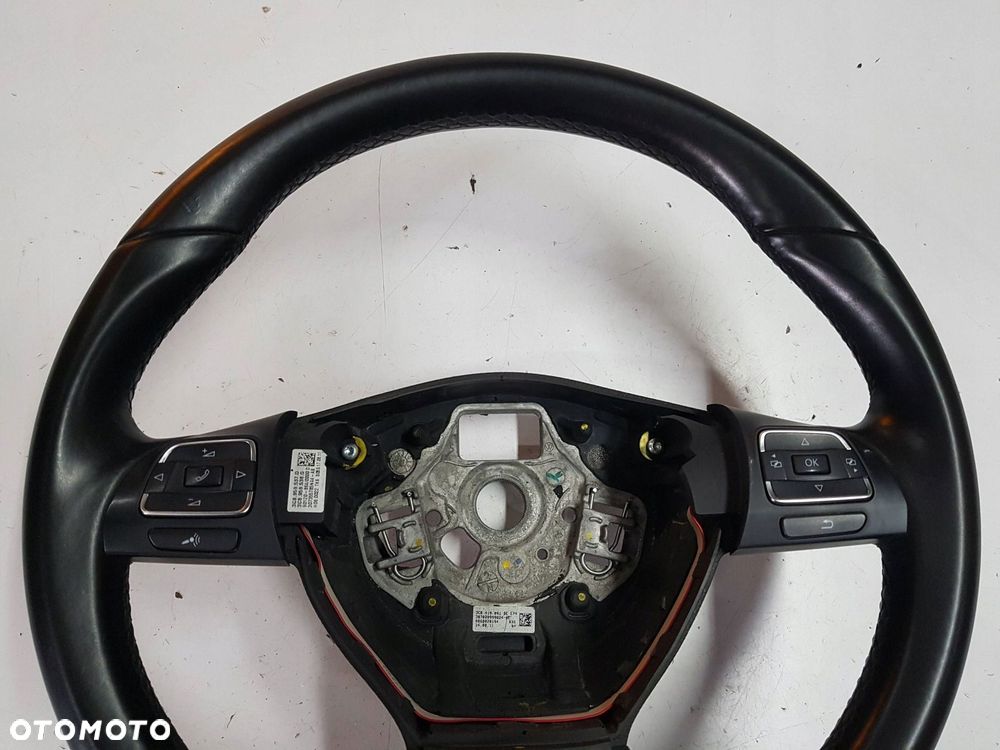 VW PASSAT B7 10-14r PASSAT CC GOLF VI KIEROWNICA SKÓRZANA 3C8419091BE - 4