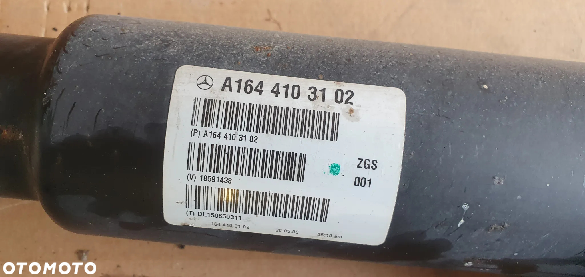 Wał napędowy Mercedes ML W164 3.0 CDI A1644103102 - 8