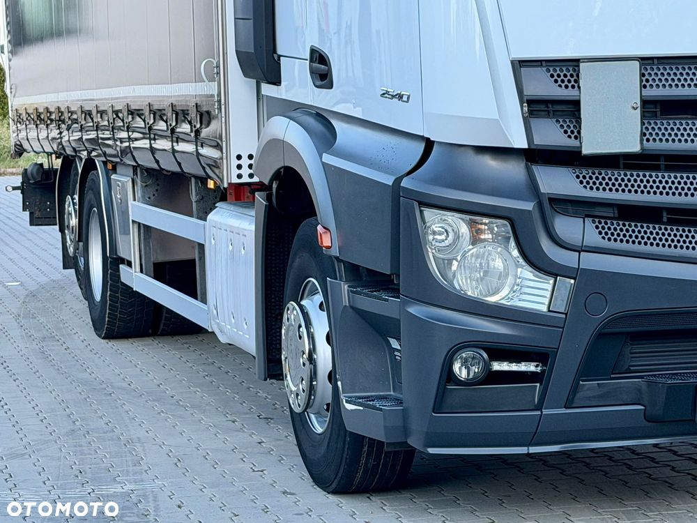 Mercedes-Benz ACTROS 2540 / FIRANKA / WINDA / 20 EUROPALET / OŚ PODNOSZONA / AUTOMAT / E6 / 2018 ROK / NISKI PRZEBIEG / SPROWADZONY - 18