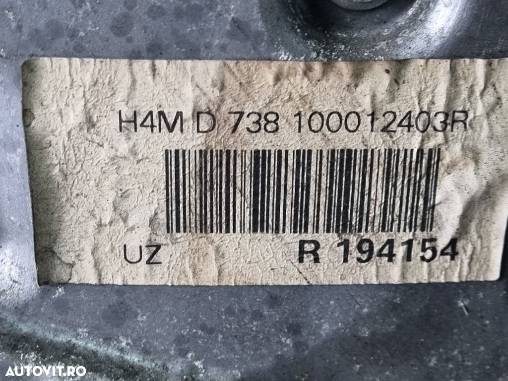 Motor Dacia Duster II 1.6 Benzina 2018 - 2021 115CP Manuala H4M 738 (1181) R194154 - 5