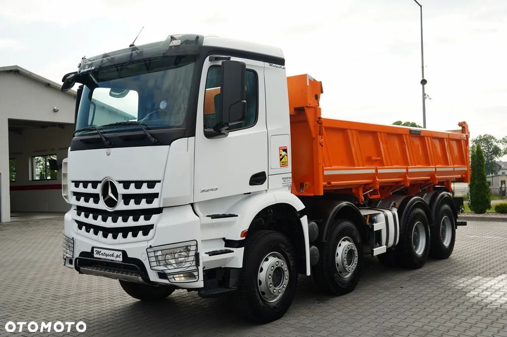 Mercedes-Benz AROCS 3243 / 8x4 / WYWROTKA 2 STRONNA / MEILLER / HYDROBURTA / BORDMATIC / AUTOMAT / EURO 6 - 12