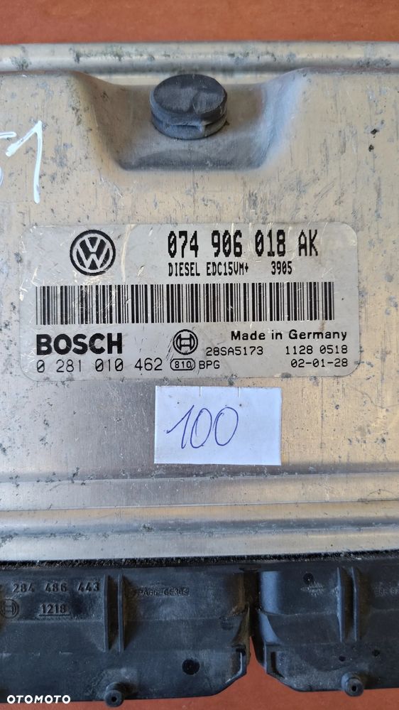 KOMPUTER STEROWNIK SILNIKA 074906018AK VW TRANSPORTER T4 2.5 TDI - 2