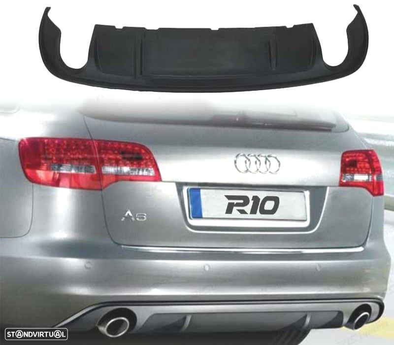 DIFUSOR AUDI A6 C6 4F SEDÁN AVANT 09-11 LOOK RS6 - 1