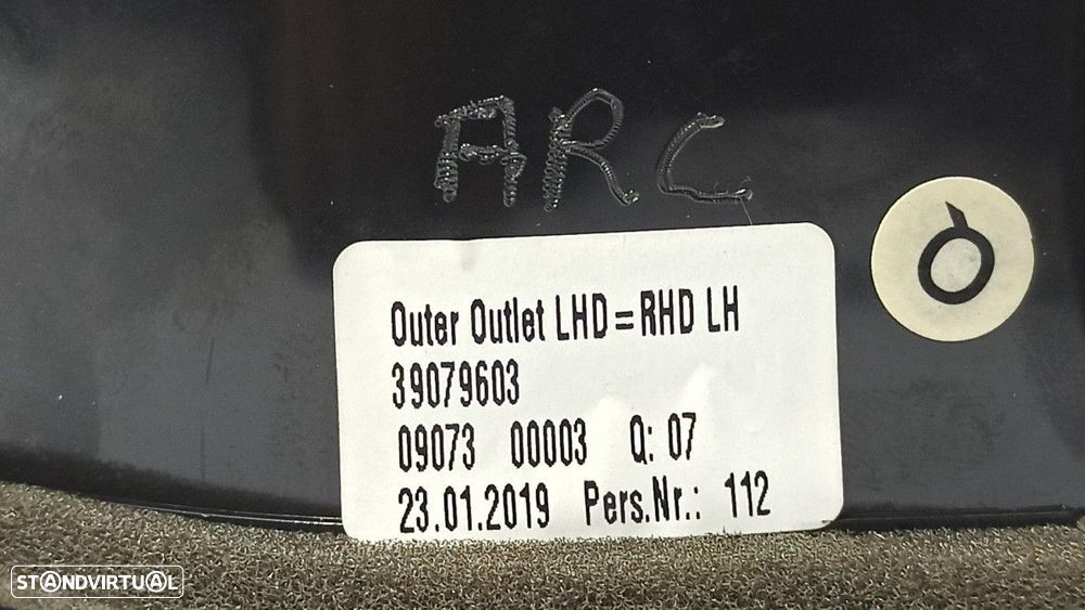 AERADOR FRENTE ESQUERDO OPEL ASTRA K LIM. 5TÜRIG DYNAMIC START/STOP - 7