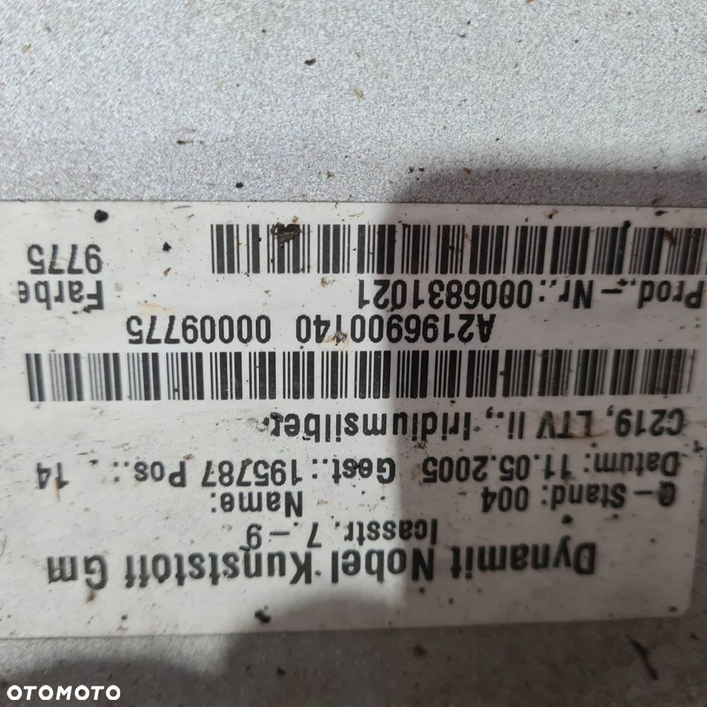 mercedes cls w219 listwa progowa lewa c775 - 2