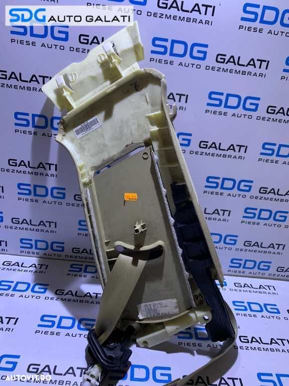 Centura Siguranta Dreapta Fata Completa cu Capac Capitonaj Stalp si Motoras Pretensionare Audi A8 D3 2002 - 2009 Cod 601836800 4E0867239S - 11