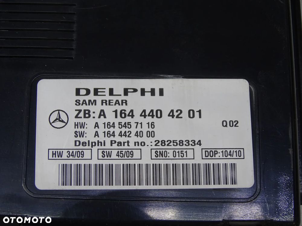 ML GL W164 Modul sam tyl 1644404201 - 2