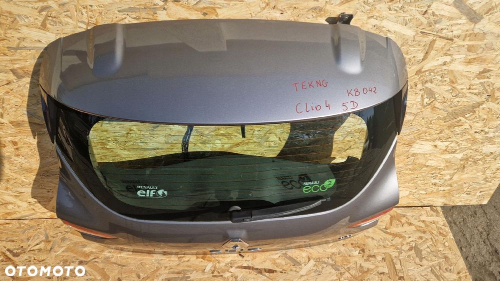 RENAULT CLIO 4 IV KLAPA TYŁ BAGAŻNIKA KOMPLETNA HB KOD LAK TEKNG - 5