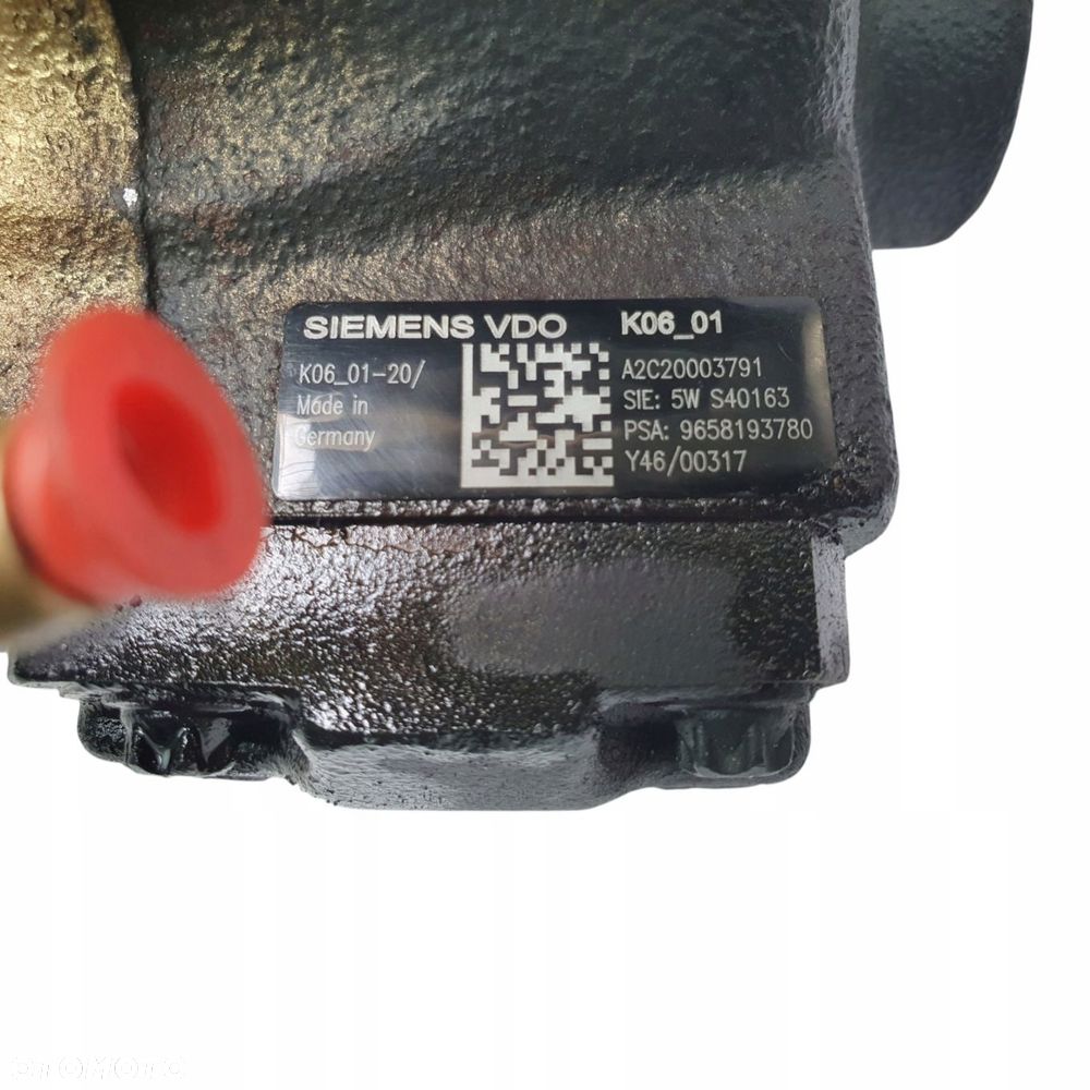 POMPA WTRYSKOWA Volvo V50 2.0 D Siemens VDO 9658193780 5WS40163 - 10