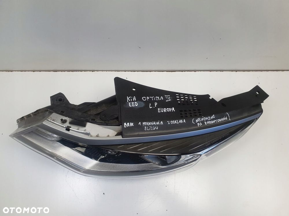 LAMPA LEWA Kia Optima IV LIFT PRZEDNIA lewy przód FULL LED EURO 92101A8800 - 4