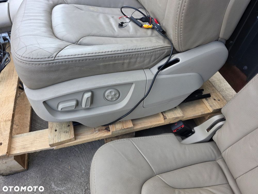 FOTEL FOTELE AUDI Q7 4L 7 OSÓB SKÓRA PODGRZEWANE MONITORY BOSE KOMPLET ! - 8