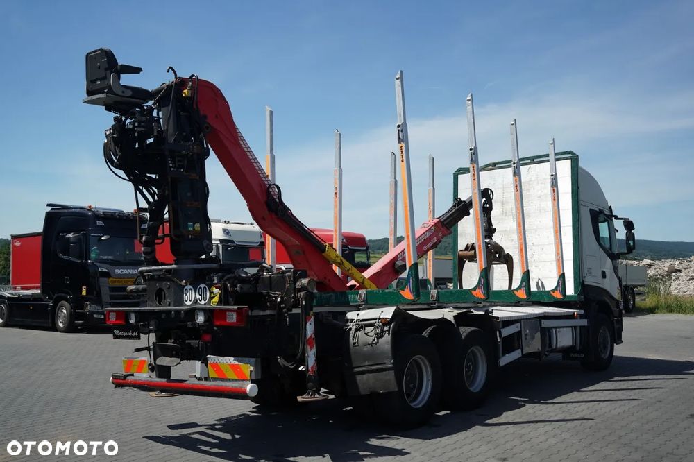 Iveco 570 STRALIS X-WAY / 6X4 / DO DREWNA / DO DRZEWA / DO LASU / HDS CRANAB TZ 12.2 / AUTOMAT - 8