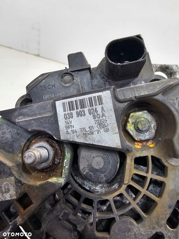 ALTERNATOR AUDI VOLKSWAGEN SEAT SKODA 038903024A 90A - 4