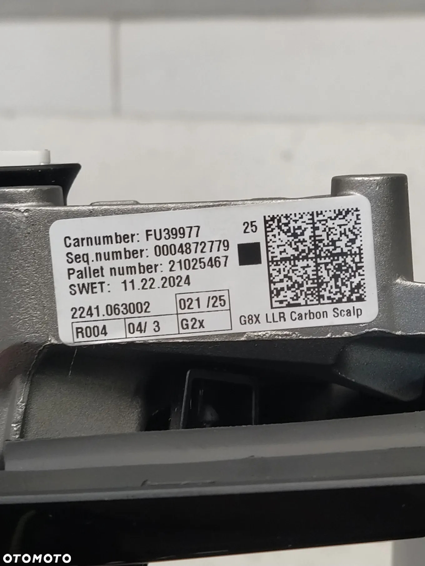 BMW M3 G20 G21 COMPETITION M-PAKIET LUSTERKO ZEWNĘTRZNE KAMERA ASYSTENT PRAWE 9 PIN CARBON NOWY ORYGINAŁ - 8