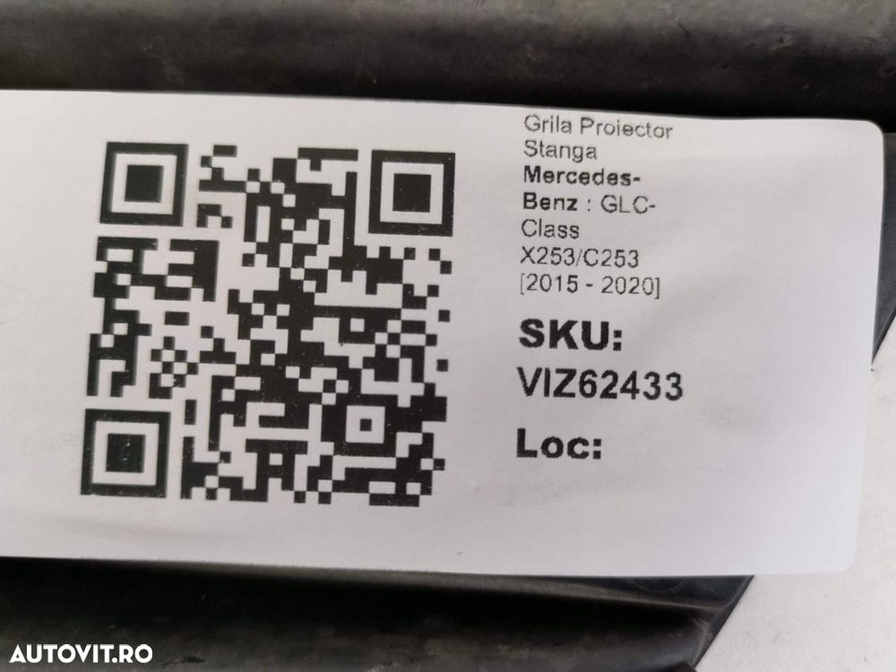 Grila Proiector Stanga Mercedes-Benz  GLC-Class X253/C253 2015 2016 20 - 8