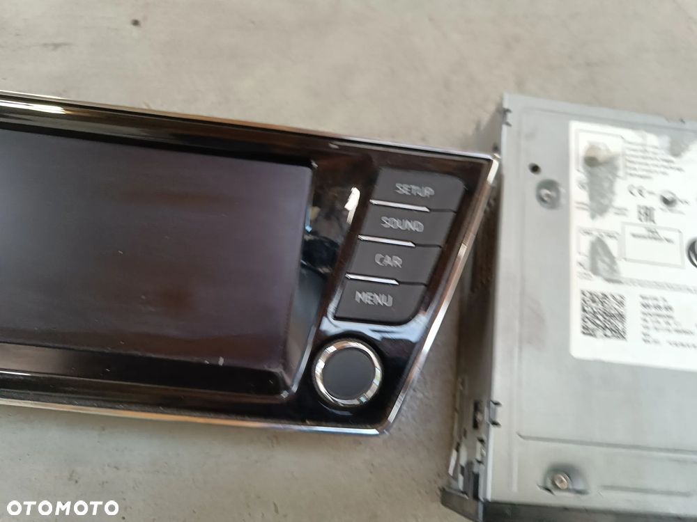 Radio Skoda Fabia 3 III Wyświetlacz Jednostka Czytnik 5Q0035820 6V0919604 - 4
