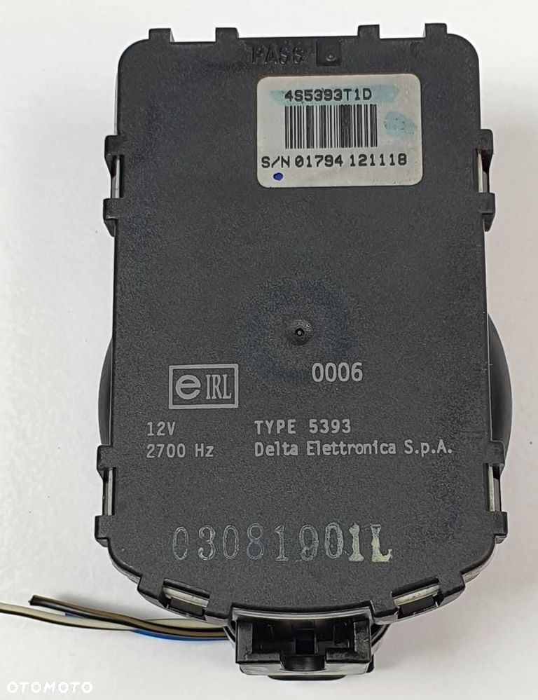 SYRENA ALARMU MAZDA RX-8 4S5393T1D - 3