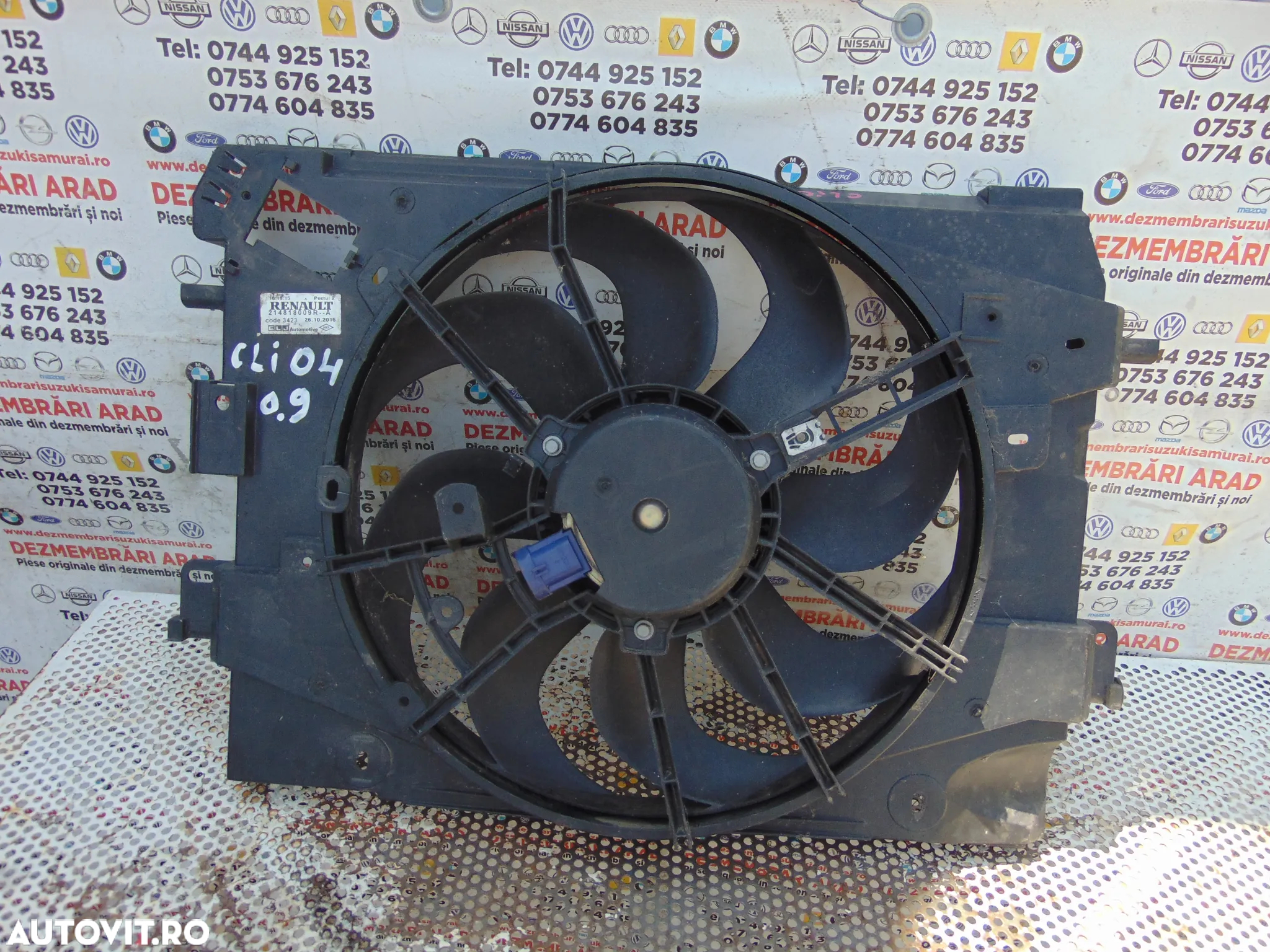 Ventilator racire Renault clio 4 Dacia Logan Sandero 1.5 0.9 duster dokker gmv - 2
