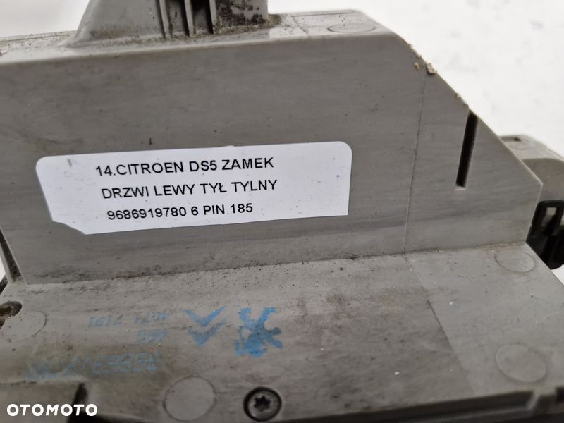 CITROEN DS5 ZAMEK DRZWI LEWY TYŁ TYLNY 9686919780 6 PIN - 5