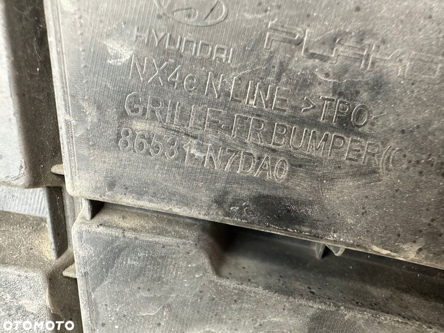 ZDERZAK PRZÓD PRZEDNI HYUNDAI TUCSON IV 20- N-LINE GRILL KRATKA 86531-N7DA0 - 7