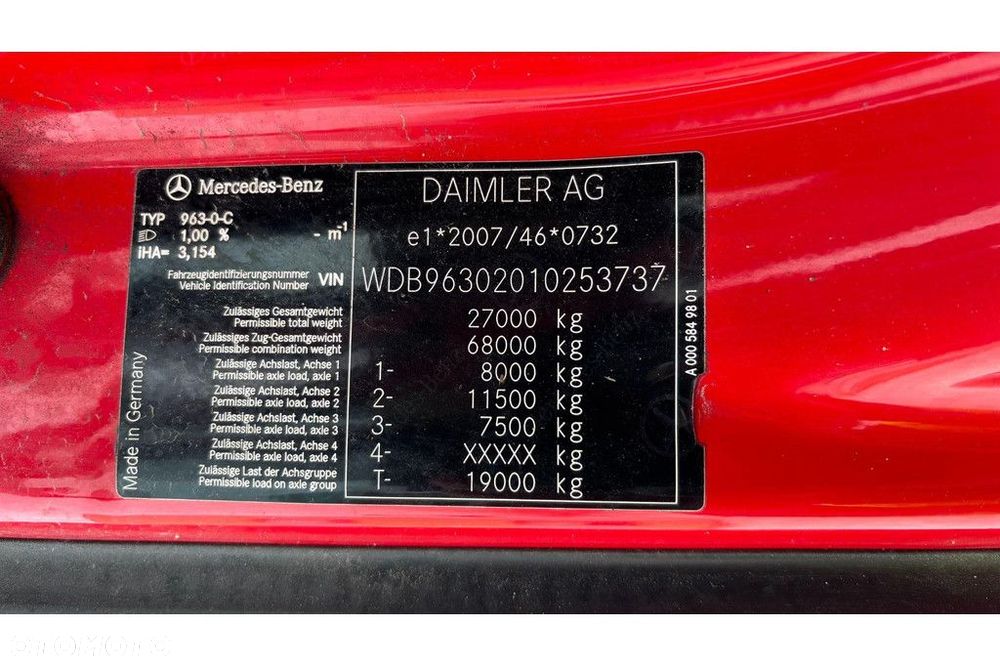 Mercedes-Benz Actros 2553 6x2*4 RETARDER + 18.800 LITERS + ADR - 26