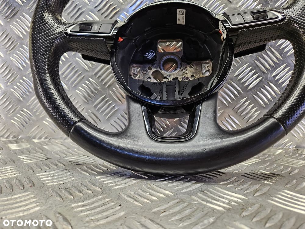 AUDI Q7 4L LIFT 09-15R KIEROWNICA CZARNA SKORA MULTIFUNKCJA LOPATKI 4L0419091AK 4L0419091 AK - 3